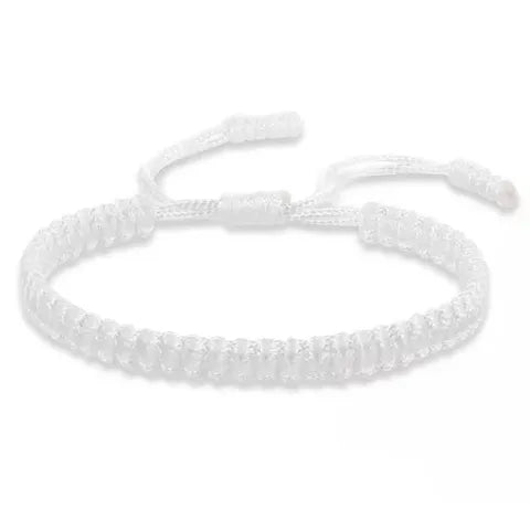 Blessed White String Bracelet